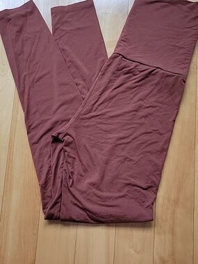 Storq Maternity Leggings in Cinnamon